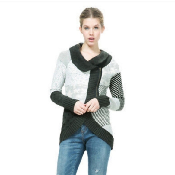 Desigual Sweaters - Comfy zip up cardigan.